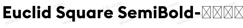 Euclid Square SemiBold字体转换